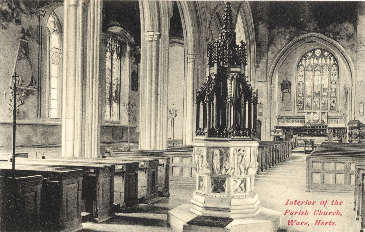 Hertfordshire Genealogy Places Ware St Mary's Parish Church